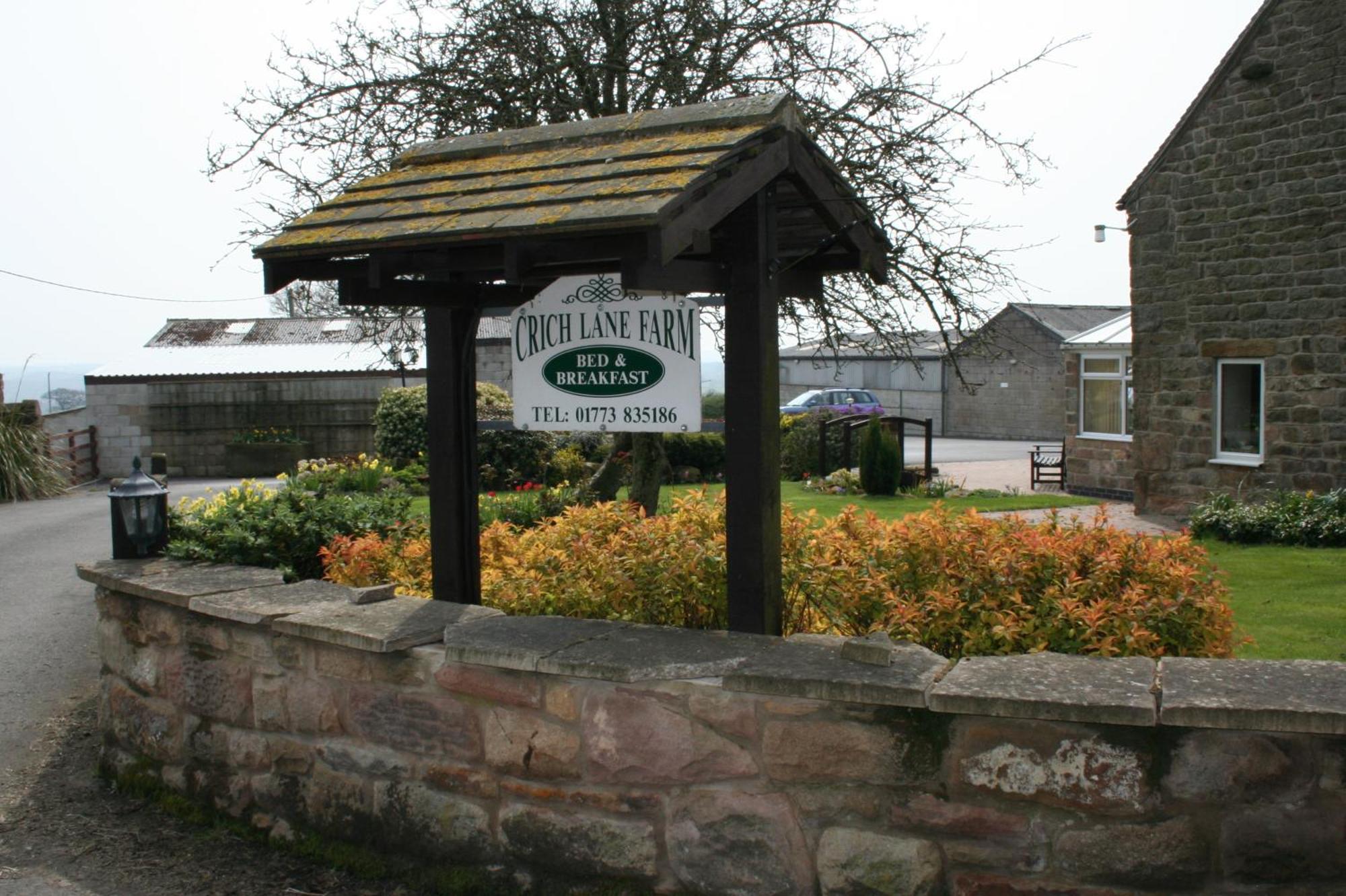 Bed and Breakfast Crich Lane Farm Alfreton Exterior foto